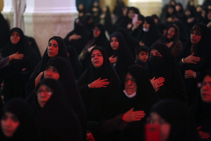 Photos: Imam Kazim mourning ceremony held at Hazrat Masoumeh holy shrine
