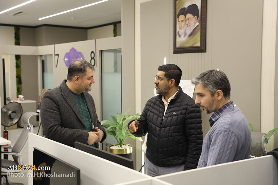 بازدید مدیر مرکز اسلامی الرساله برزیل از خبرگزاری ابنا + تصاویر