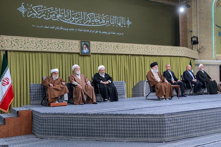 دیدار عیدانه با رهبر انقلاب