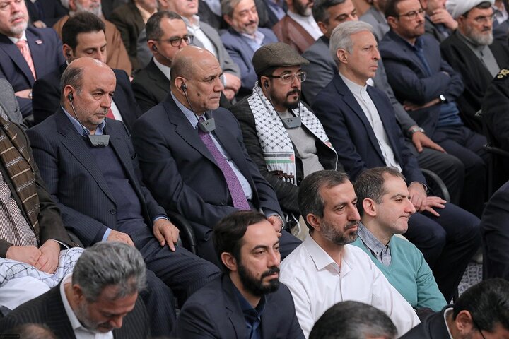 دیدار عیدانه با رهبر انقلاب