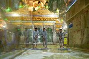 Photos: Washing holy shrine of Al-Askariyya in month of Sha'aban