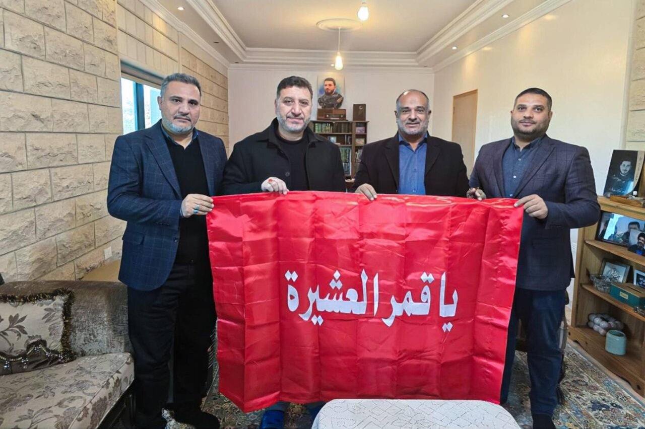 Al-Abbas holy shrine delegation visits martyrs of Lebanese families (+Photos)