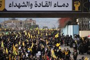Massive crowds converging in Beirut for funeral of martyred Hezbollah leaders