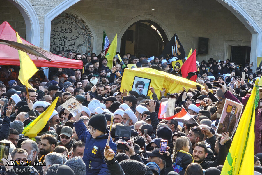پیکر شهید سید هاشم صفی‌الدین در جنوب لبنان آرام گرفت