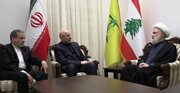 Iranian Prliament Speaker, FM meet Hezbollah SG before leaving Lebanon