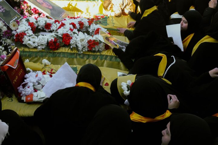 تشییع شهدا در الخیام