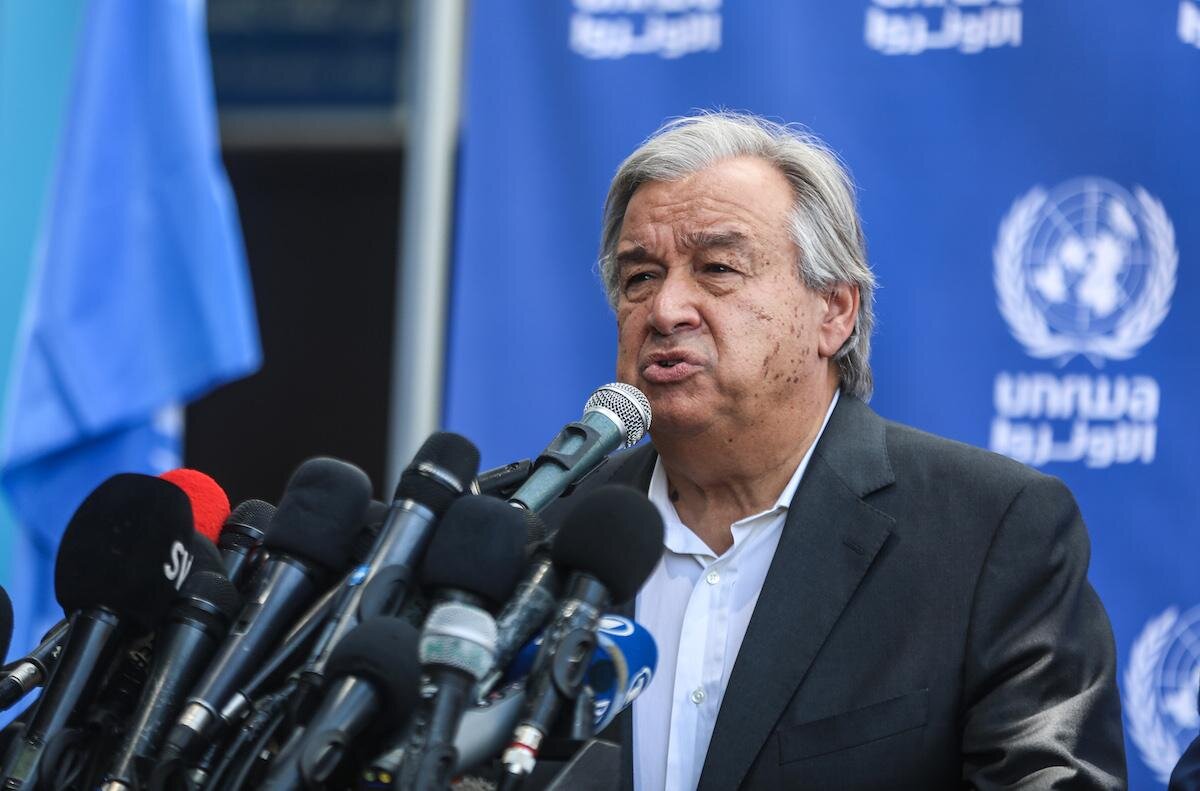 Guterres: Coming days are critical and situation in Gaza a 'nexus of death'