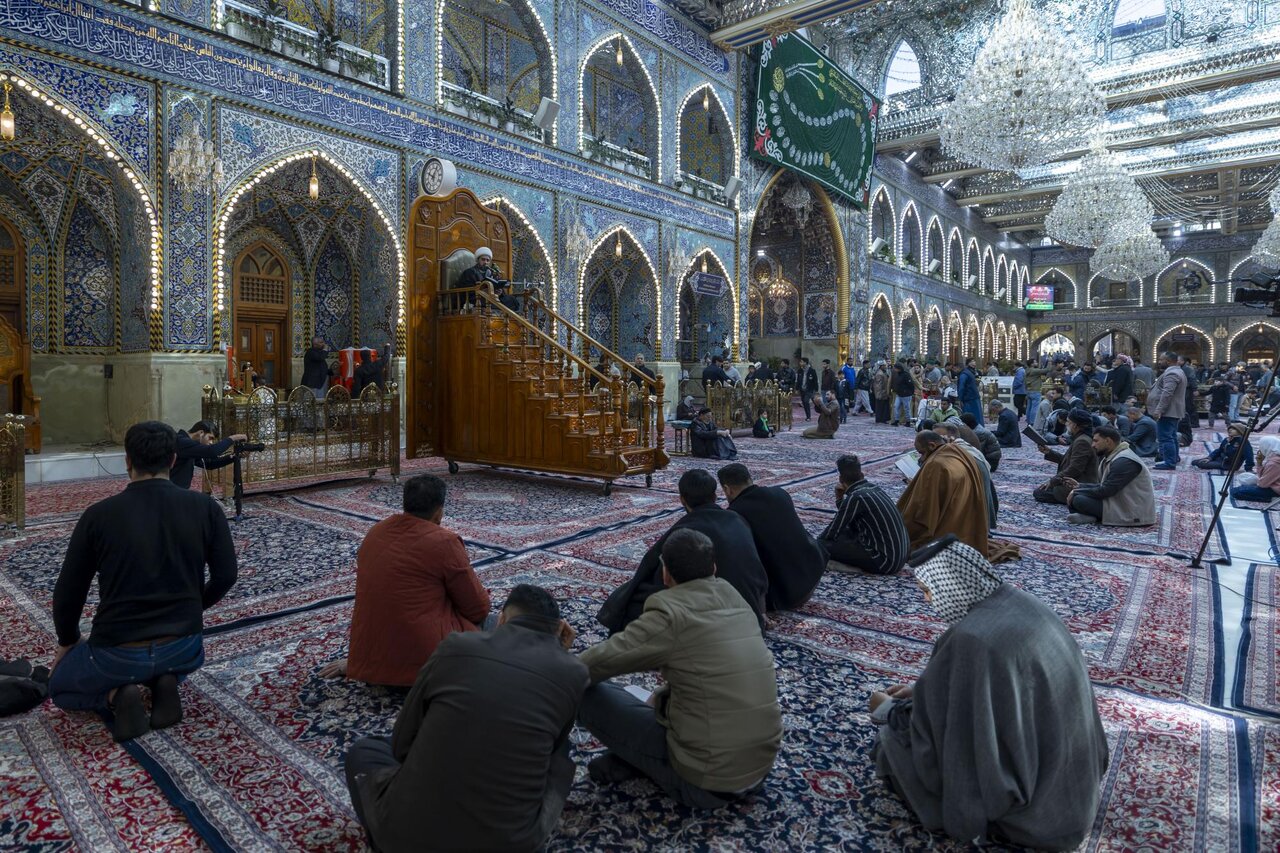 Al-Abbas shrine; Dua Nudba