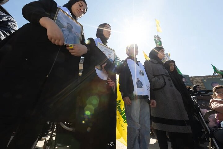 Photos: Funeral ceremony of 95 martyrs in "Aitaroun" in Lebanon