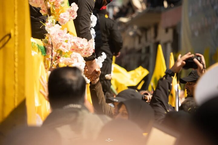Photos: Funeral ceremony of 95 martyrs in "Aitaroun" in Lebanon