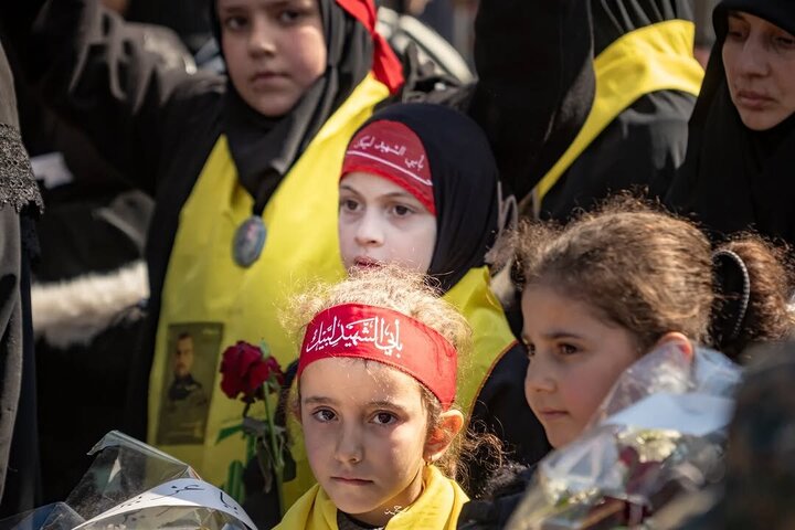 Photos: Funeral ceremony of 95 martyrs in "Aitaroun" in Lebanon