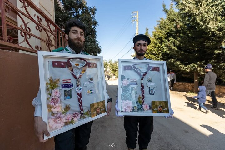 Photos: Funeral ceremony of 95 martyrs in "Aitaroun" in Lebanon