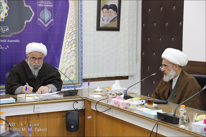 Photos: Managers of Congress of late Allama Bahabadi Yazdi meet with Secretary General of AhlulBayt World Assembly