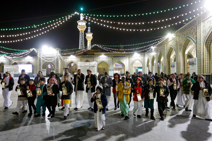 Photos: Traditional ‘Hel Helalak Ya Ramadan’ ceremony underway at Imam Reza shrine