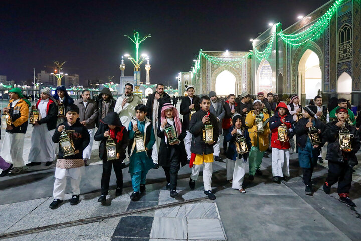 Photos: Traditional ‘Hel Helalak Ya Ramadan’ ceremony underway at Imam Reza shrine