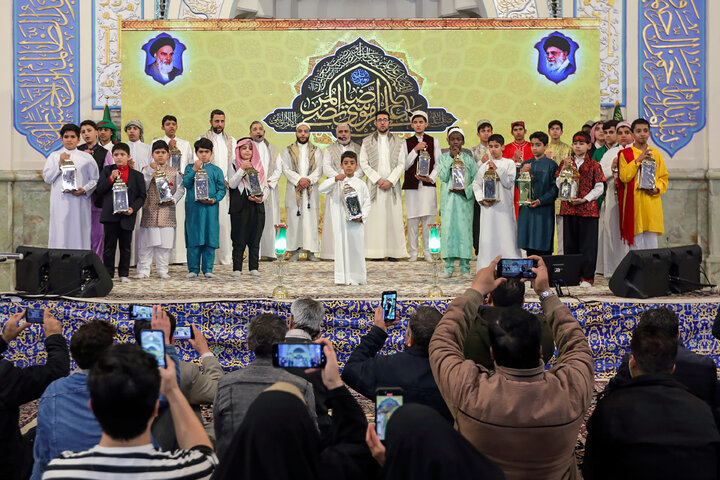 Photos: Traditional ‘Hel Helalak Ya Ramadan’ ceremony underway at Imam Reza shrine