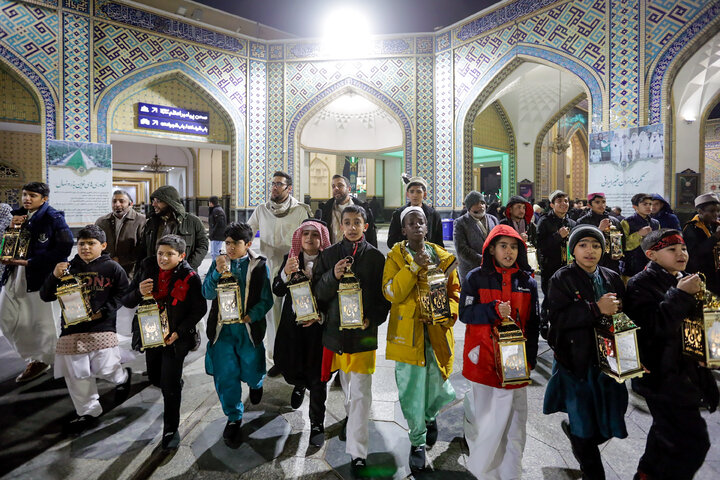 Photos: Traditional ‘Hel Helalak Ya Ramadan’ ceremony underway at Imam Reza shrine