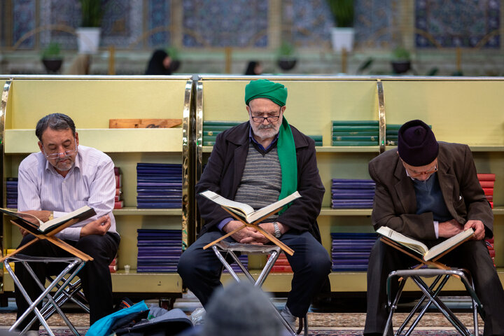Photos: Quranic recitation gathering at Imam Reza Shrine in Ramadan