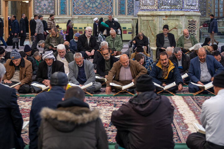 Photos: Quranic recitation gathering at Imam Reza Shrine in Ramadan