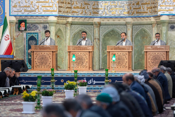 Photos: Quranic recitation gathering at Imam Reza Shrine in Ramadan