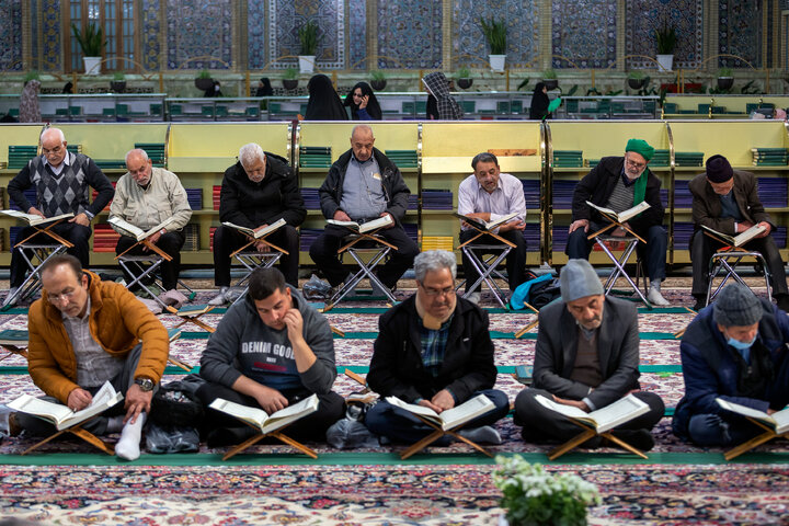 Photos: Quranic recitation gathering at Imam Reza Shrine in Ramadan