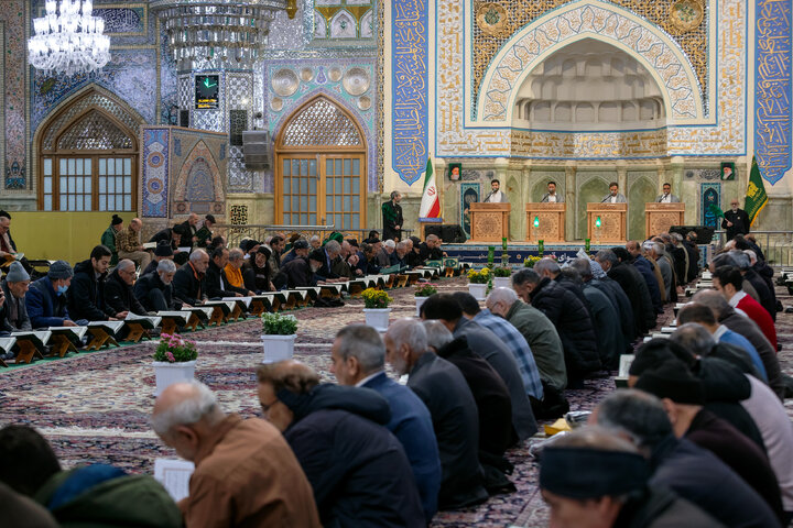 Photos: Quranic recitation gathering at Imam Reza Shrine in Ramadan