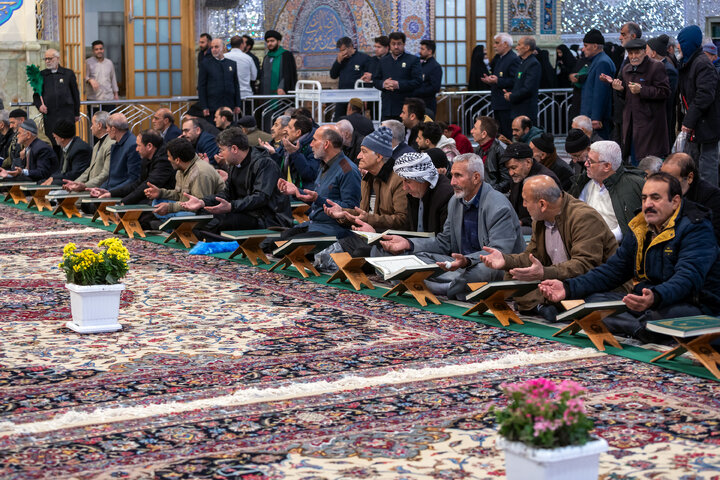 Photos: Quranic recitation gathering at Imam Reza Shrine in Ramadan