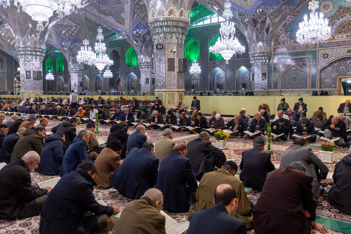 Photos: Quranic recitation gathering at Imam Reza Shrine in Ramadan