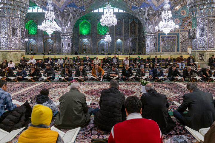Photos: Quranic recitation gathering at Imam Reza Shrine in Ramadan