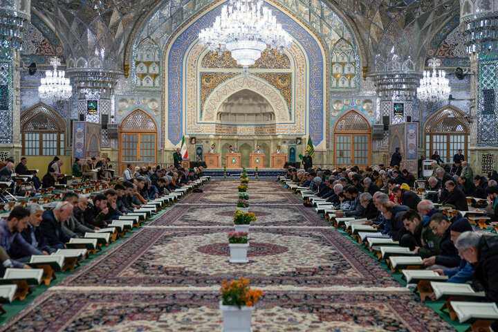 Photos: Quranic recitation gathering at Imam Reza Shrine in Ramadan