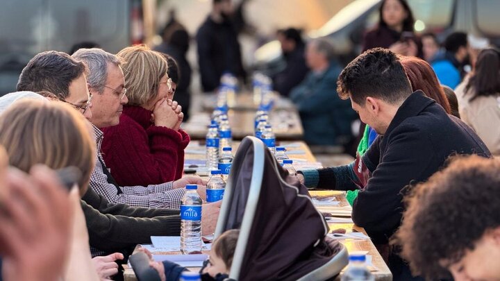 Photos: Supporting people of Gaza at street Iftar ceremony in Eindhoven, Netherlands