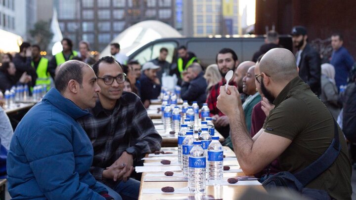Photos: Supporting people of Gaza at street Iftar ceremony in Eindhoven, Netherlands