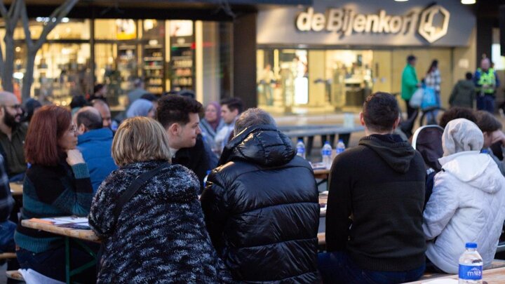 Photos: Supporting people of Gaza at street Iftar ceremony in Eindhoven, Netherlands