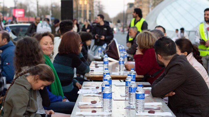 Photos: Supporting people of Gaza at street Iftar ceremony in Eindhoven, Netherlands