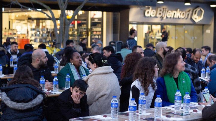 Photos: Supporting people of Gaza at street Iftar ceremony in Eindhoven, Netherlands