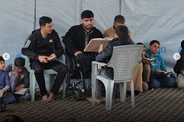 Teacher who lost legs in Gaza war keeps Quran school alive