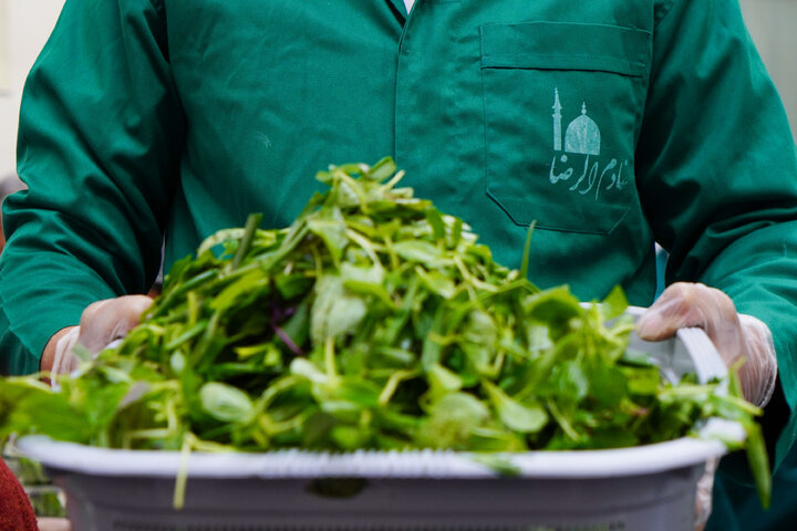 Photos: Imam Reza teahouse prepares and distributes light Iftar meals