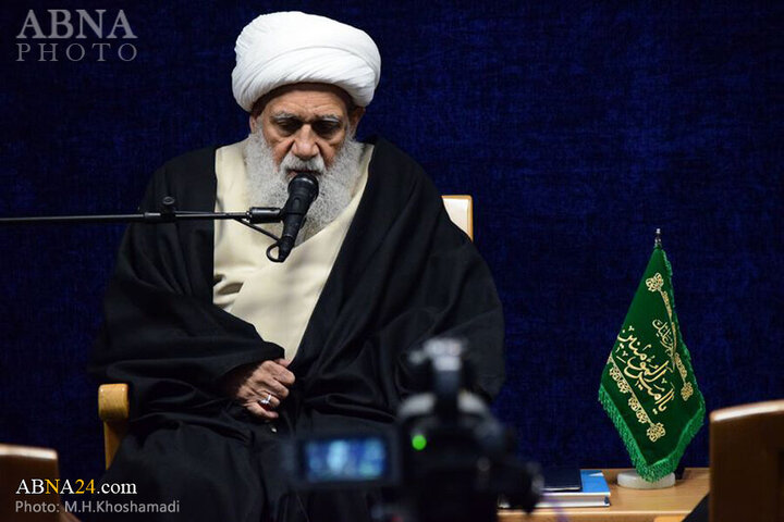Photos: Mourning ceremony for demise of Hazrat Khadija held at Ayatollah Karimi Jahromi's office