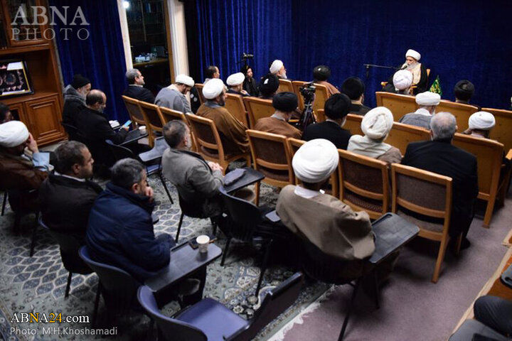 Photos: Mourning ceremony for demise of Hazrat Khadija held at Ayatollah Karimi Jahromi's office