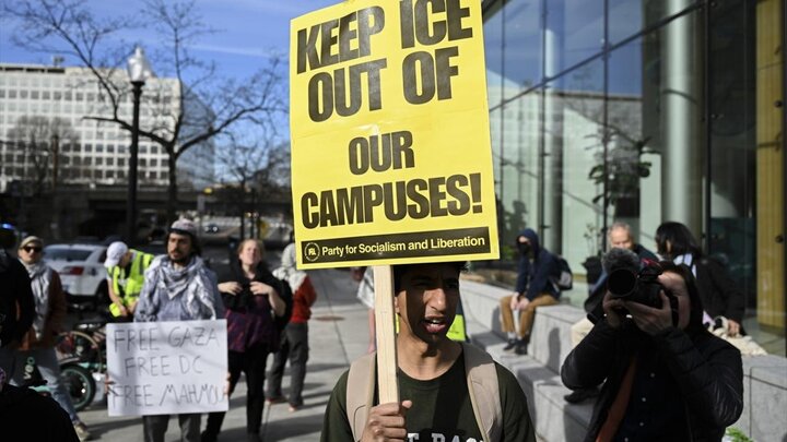 Photos: Protests in NYC, Washington against arrest of activist Mahmoud Khalil