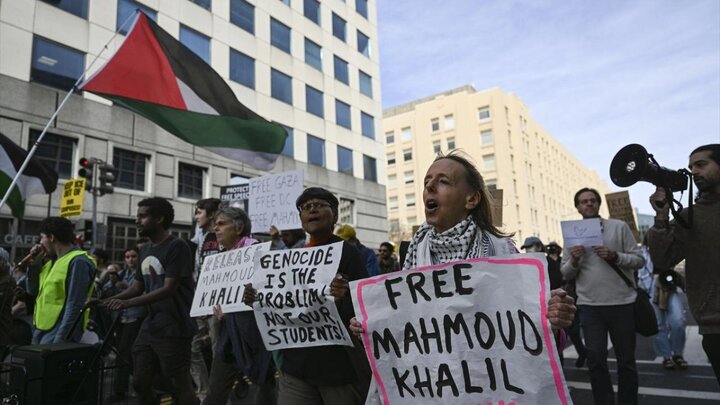 Photos: Protests in NYC, Washington against arrest of activist Mahmoud Khalil