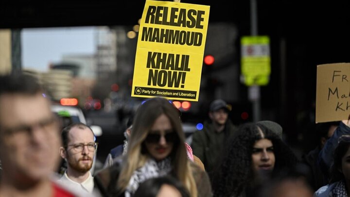 Photos: Protests in NYC, Washington against arrest of activist Mahmoud Khalil