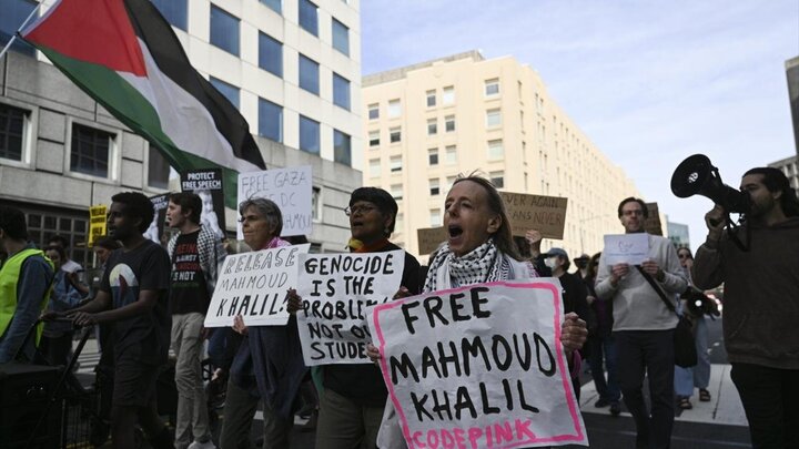Photos: Protests in NYC, Washington against arrest of activist Mahmoud Khalil