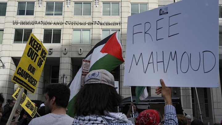 Photos: Protests in NYC, Washington against arrest of activist Mahmoud Khalil