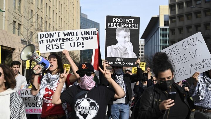 Photos: Protests in NYC, Washington against arrest of activist Mahmoud Khalil