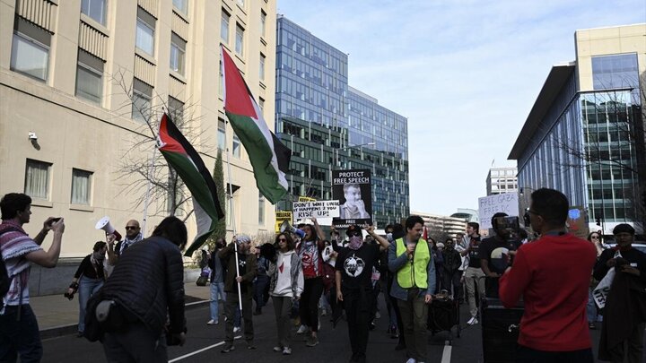 Photos: Protests in NYC, Washington against arrest of activist Mahmoud Khalil