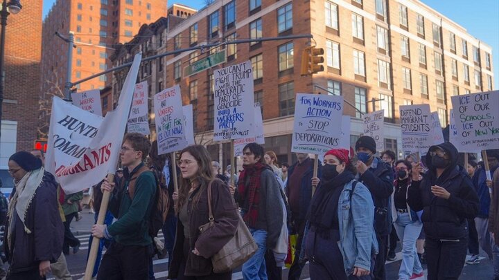 Photos: Protests in NYC, Washington against arrest of activist Mahmoud Khalil