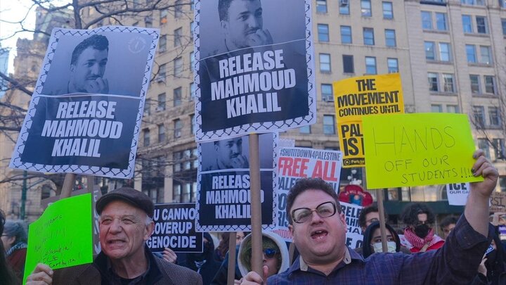 Photos: Protests in NYC, Washington against arrest of activist Mahmoud Khalil