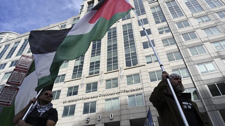 Photos: Protests in NYC, Washington against arrest of activist Mahmoud Khalil