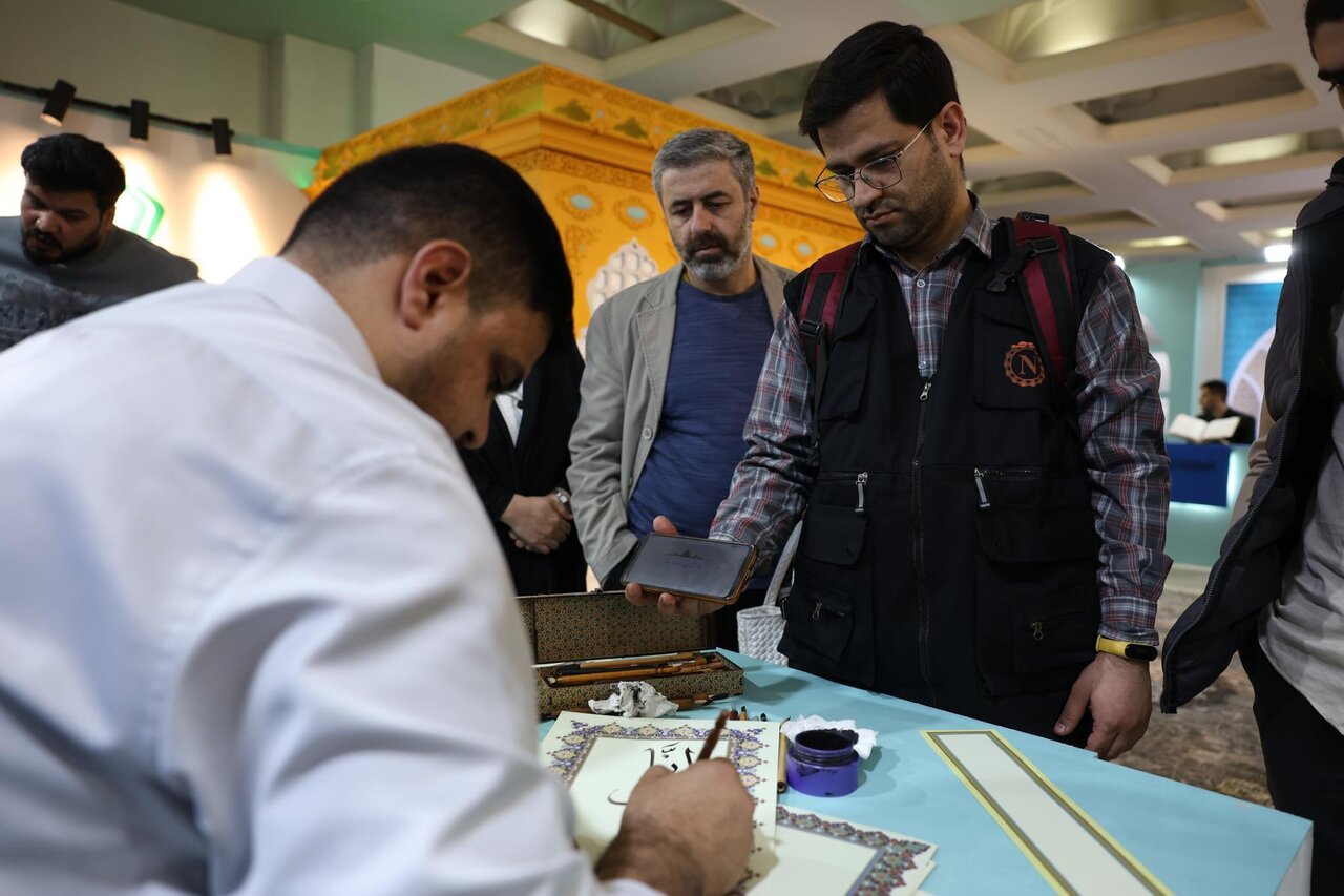 Handwritten Quran by Arbaeen pilgrims showcased at Tehran Quran Exhibition